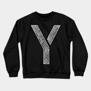 Y Inital - Letter Crewneck Sweatshirt